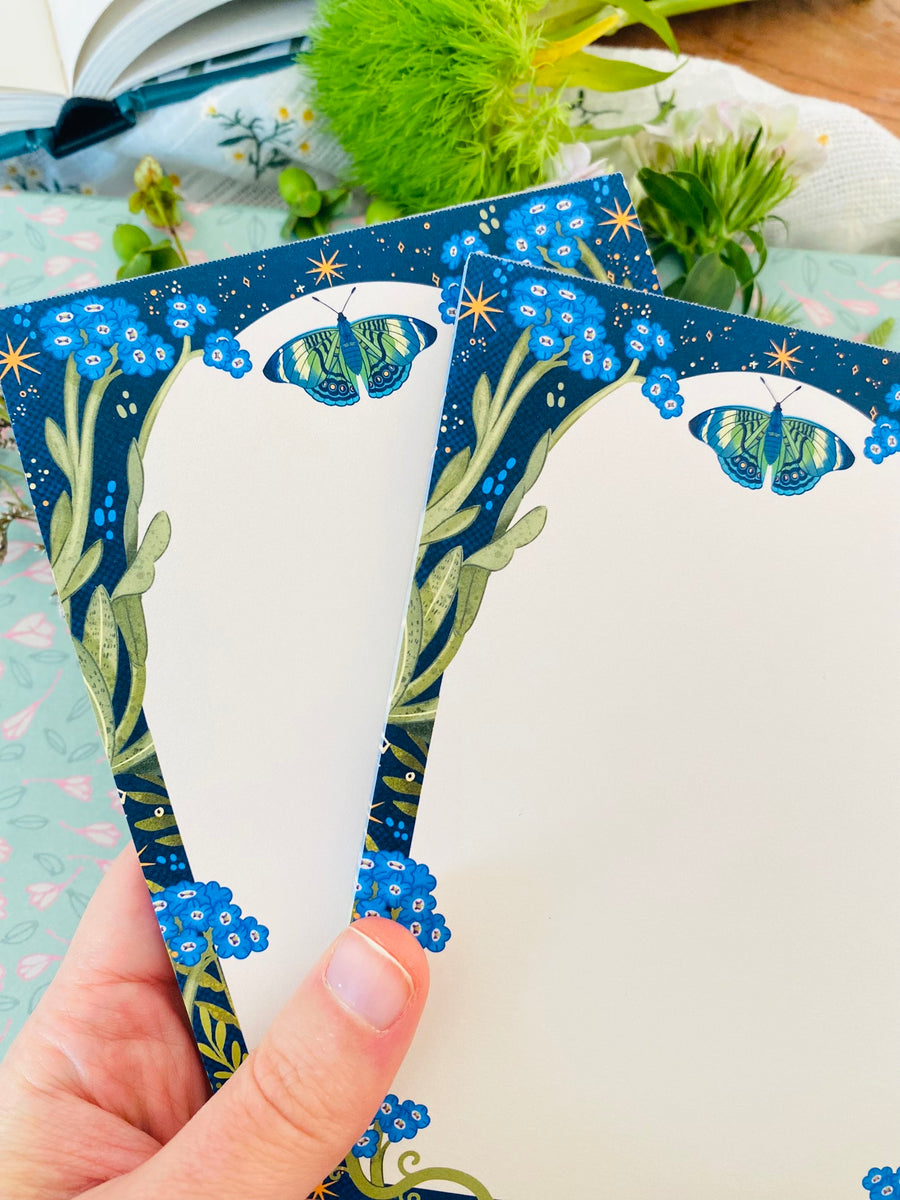 Blue Notepad A6 To-Do List