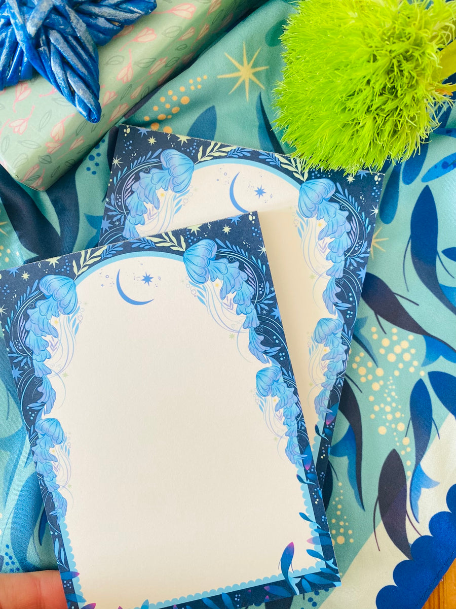 Under the Sea Jellyfish Notepad A6 To-Do List
