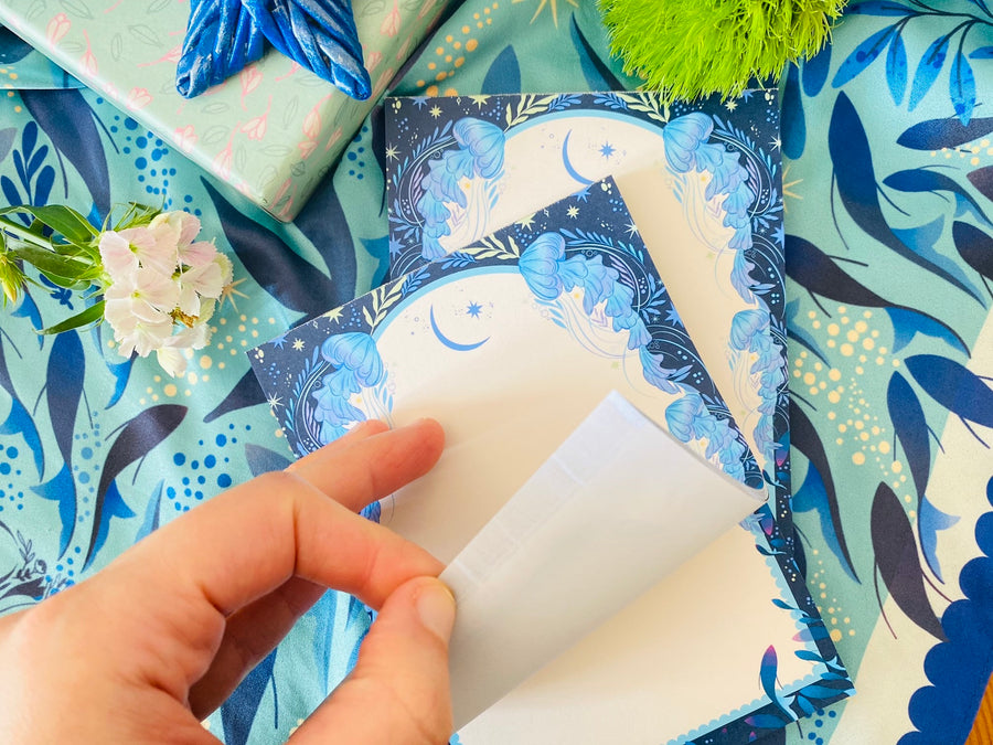 Under the Sea Jellyfish Notepad A6 To-Do List