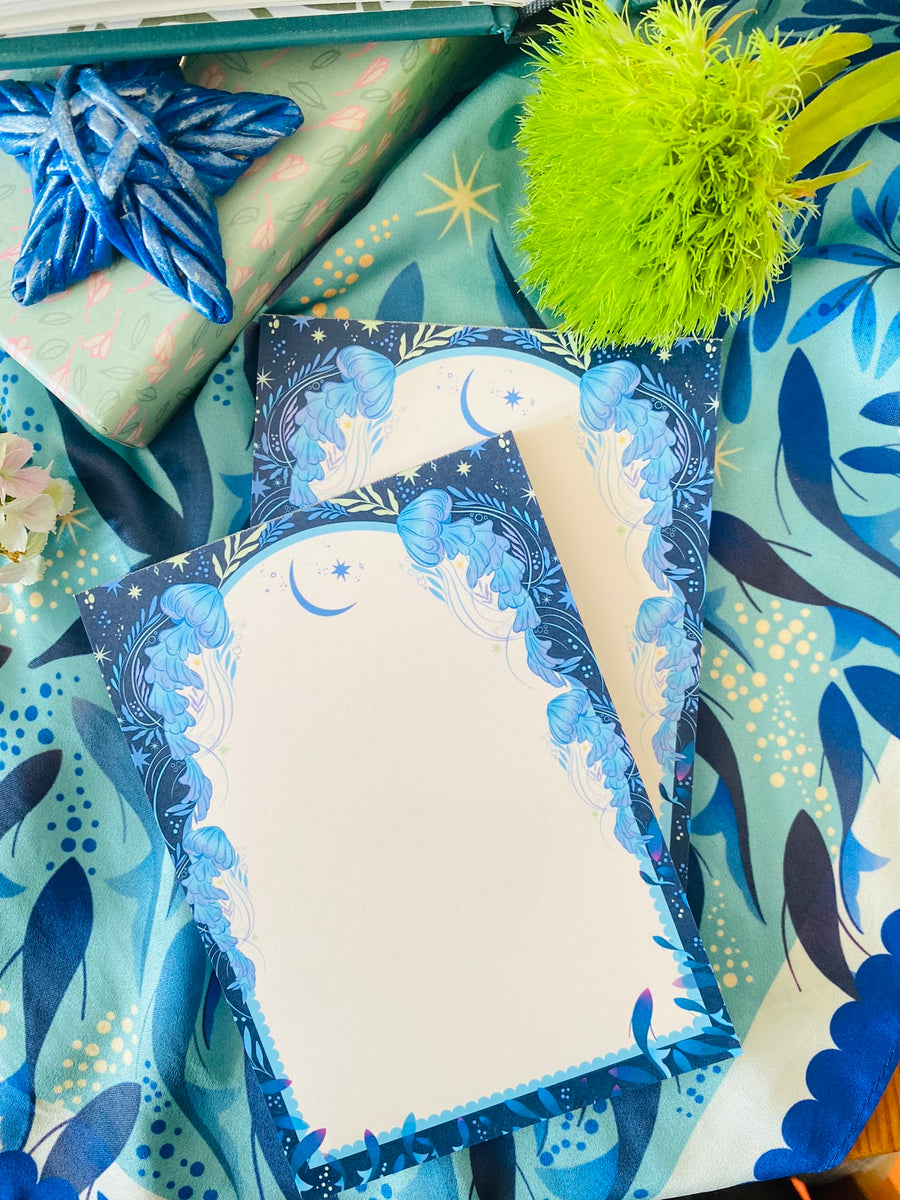 Under the Sea Jellyfish Notepad A6 To-Do List