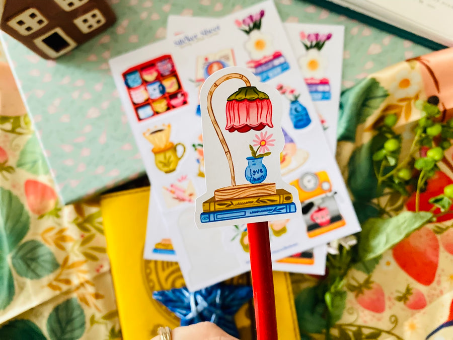 Spring Coffee Corner Sticker Sheet