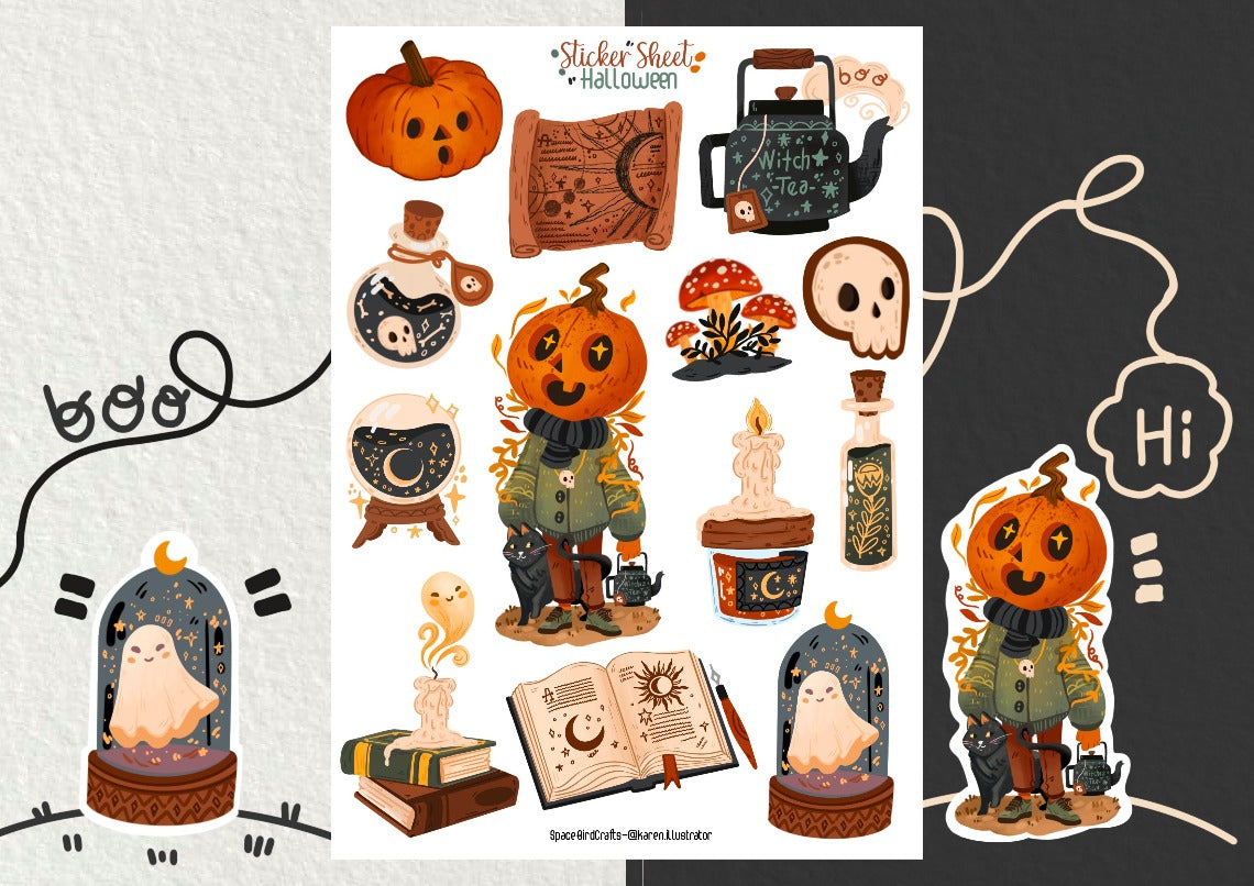 Halloween Sticker Sheet