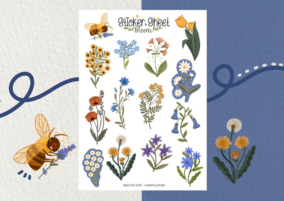 Bloom Sticker Sheet