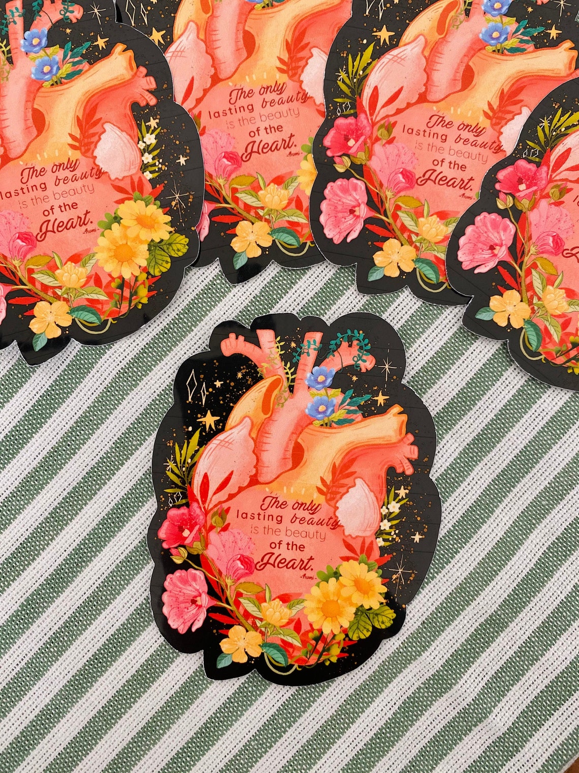Beauty of the Heart Glossy Sticker