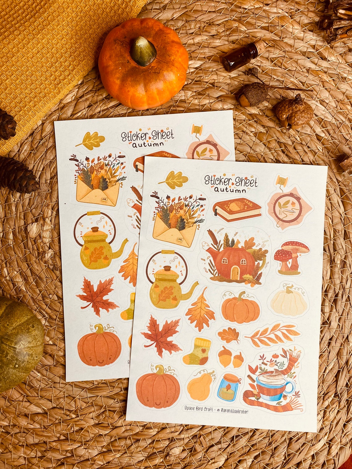 Autumn Sticker Sheet