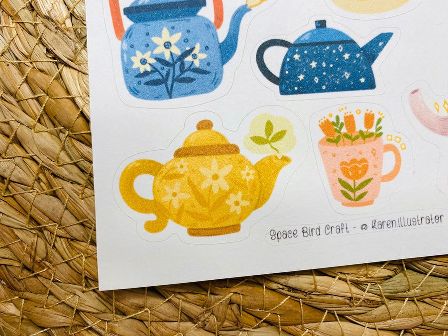 Tea Party Sticker Sheet
