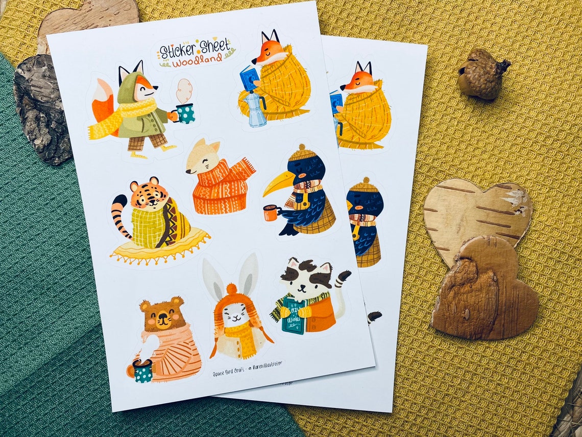 Woodland Sticker Sheet